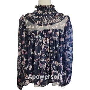 French Connection Floral Sheer Women's Top